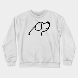 Dog (black) Crewneck Sweatshirt